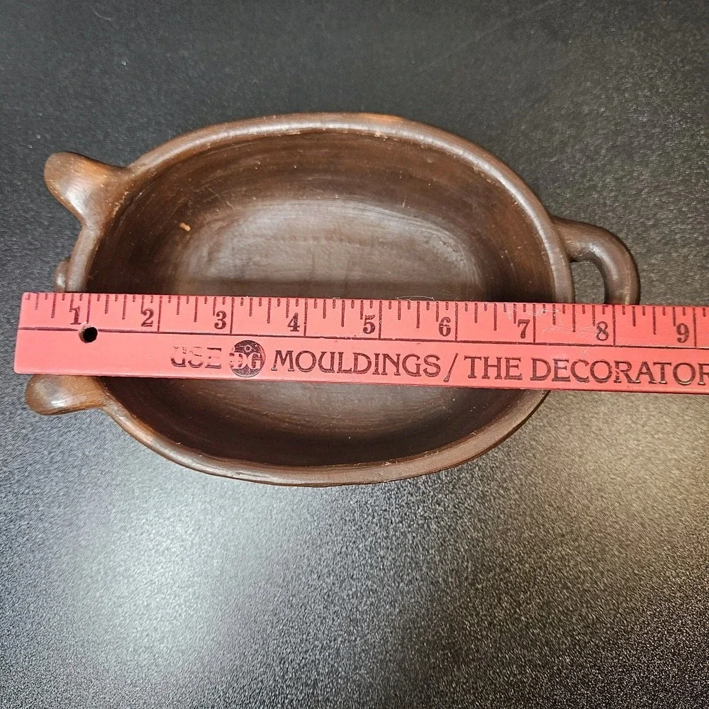 Pomaireware Pig Baking‎ Dish Individual 12 Ounce Baker Chile Clay Earthenware